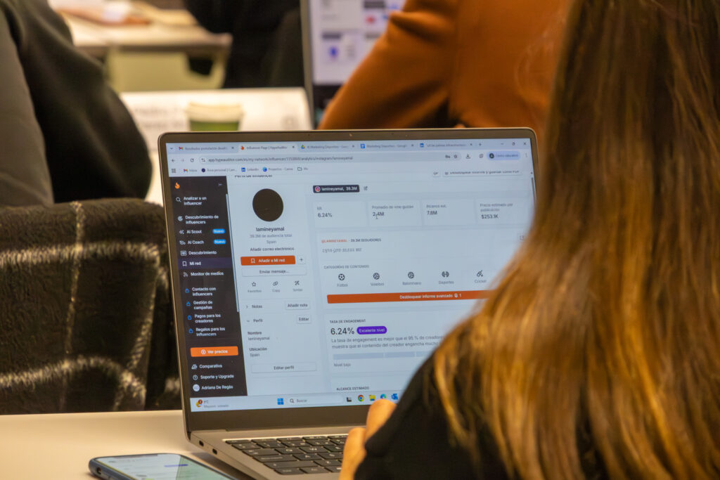 HypeAuditor en el Máster de Marketing y Gestión Deportiva del Johan Cruyff Institute